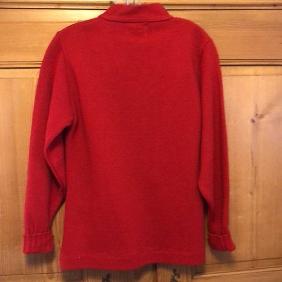 VTG Varsity Letterman Official Award Sweater Cardigan Red Tennessee American 36 - Picture 2 of 5